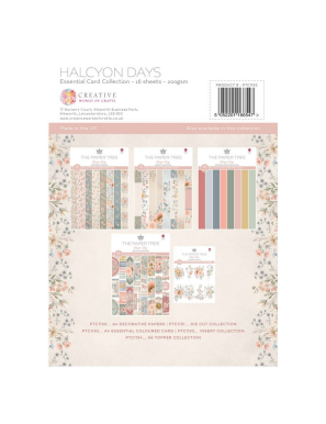 Lot de 16 feuilles A4 Halcyon Days