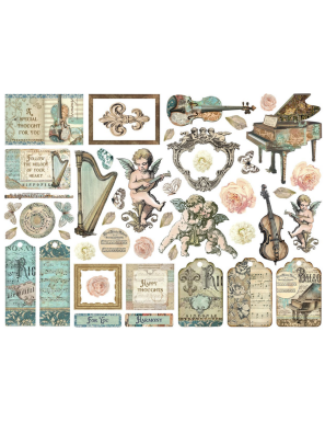 Die cuts Stamperia Music STAMPERIA