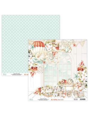 Pochette de 12 feuilles recto verso Mintay Lullaby Lane