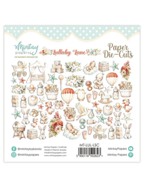 60 Die cuts Lullaby Lane Mintay