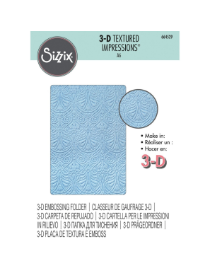 Classeur d'embossage texture Baroque Sizzix