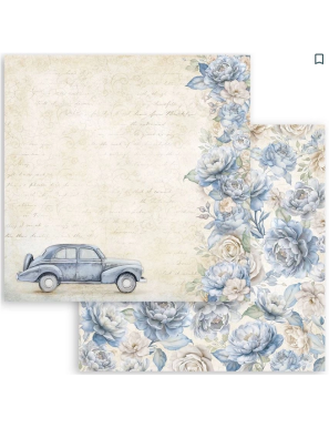 Pochette de 10 feuilles recto verso Stamperia Timeless