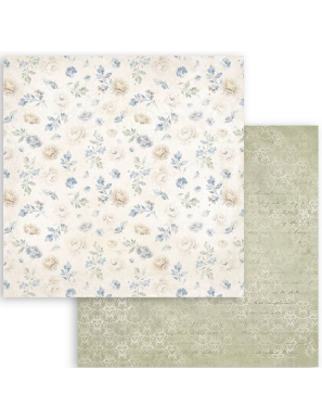 Pochette de 10 feuilles recto verso Stamperia Timeless