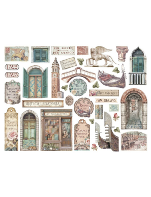 Die cuts Stamperia Venice city of art STAMPERIA