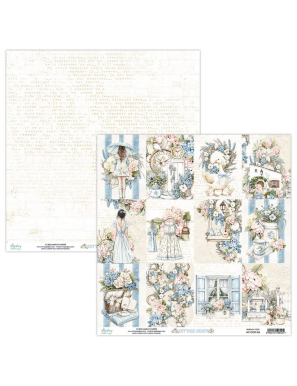 Pochette de 13 feuilles recto verso Cottage Heart MINTAY