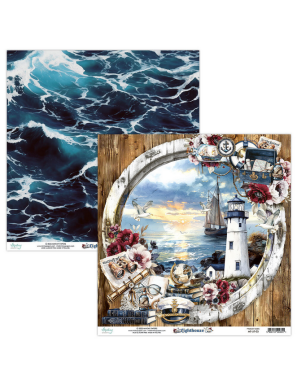 Pochette de 13 feuilles recto verso Lighthouse MINTAY