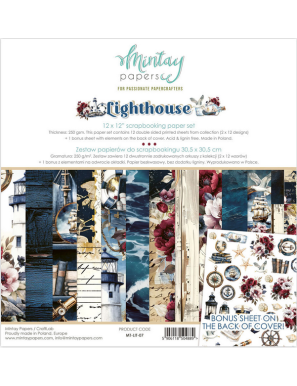Pochette de 13 feuilles recto verso Lighthouse MINTAY