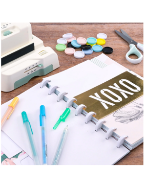 25 disques de reliure pastel 24 mm – Bind Easy – VAESSEN CREATIVE