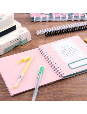 Bind Easy – Peignes de Reliure à Clic 12 mm (Noir) – Lot de 4 – VAESSEN CREATIVE