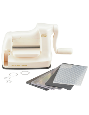 Cut Easy Mini – Machine de Découpe & Gaufrage – Coloris Ivoire – VAESSEN CREATIVE