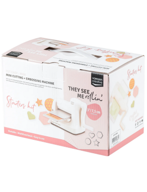 Cut Easy Mini – Machine de Découpe & Gaufrage – Coloris Ivoire – VAESSEN CREATIVE