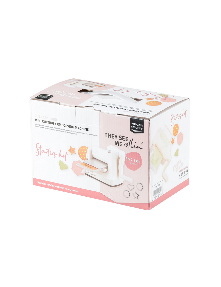 Cut Easy Mini – Machine de Découpe & Gaufrage – Coloris Ivoire – VAESSEN CREATIVE