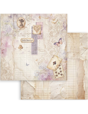 Pochette de 10 feuilles recto verso Stamperia Quiet Days
