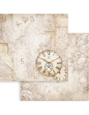 Pochette de 10 feuilles recto verso Stamperia Quiet Days
