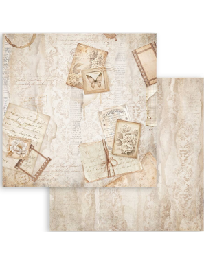 Pochette de 10 feuilles recto verso Stamperia Quiet Days