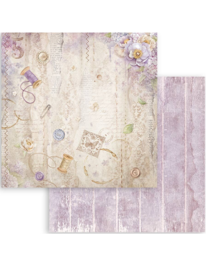 Pochette de 10 feuilles recto verso Stamperia Quiet Days