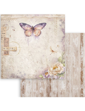 Pochette de 10 feuilles recto verso Stamperia Quiet Days