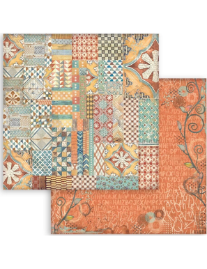 Pochette de 10 feuilles recto verso Stamperia Furry Friends maxi backgrounds