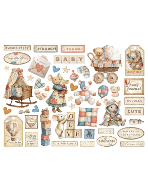 Die cuts Stamperia baby STAMPERIA