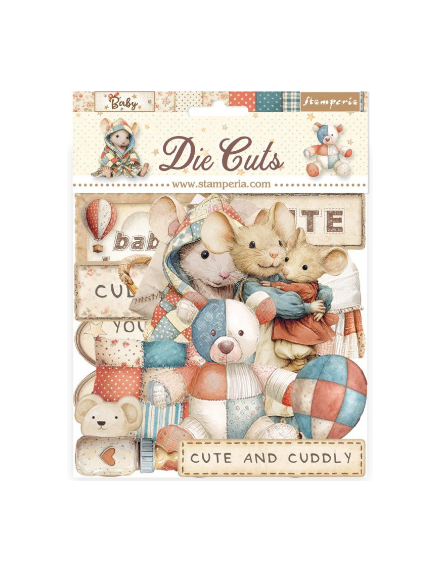 Die cuts Stamperia baby STAMPERIA