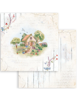 Pochette de 10 feuilles recto verso Welcome Home Stamperia