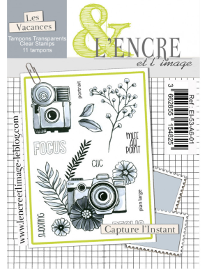Tampons clear “Capture l’instant” – L’Encre et l’Image