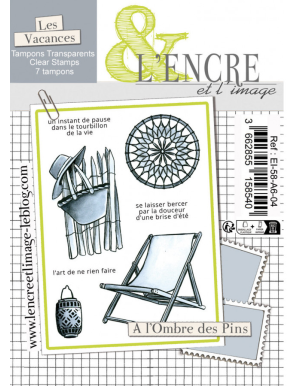 Tampons clear “A l'ombre des pins” – L’Encre et l’Image