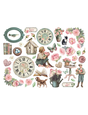 Die cuts Stamperia House of roses STAMPERIA