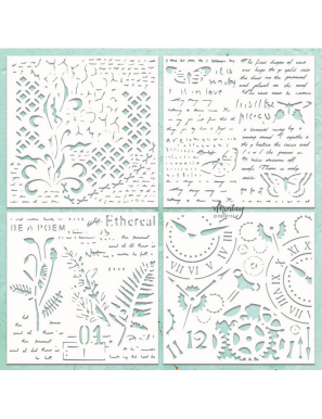 Die-cuts en chipboard vintage, steampunk, botanique - MINTAY