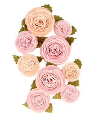 9 fleurs en papier secret garden ARTEMIO