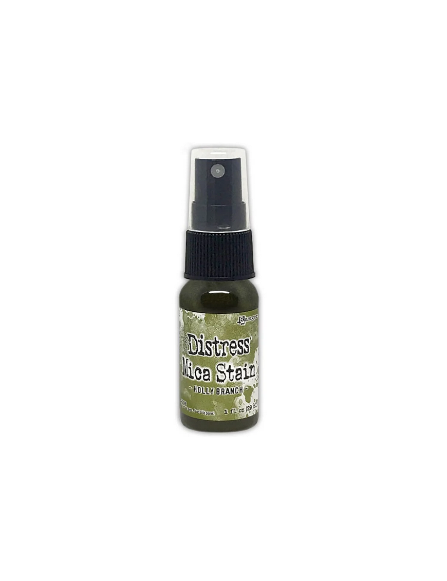 Distress Mica stain Holly branch 29ml - RANGER