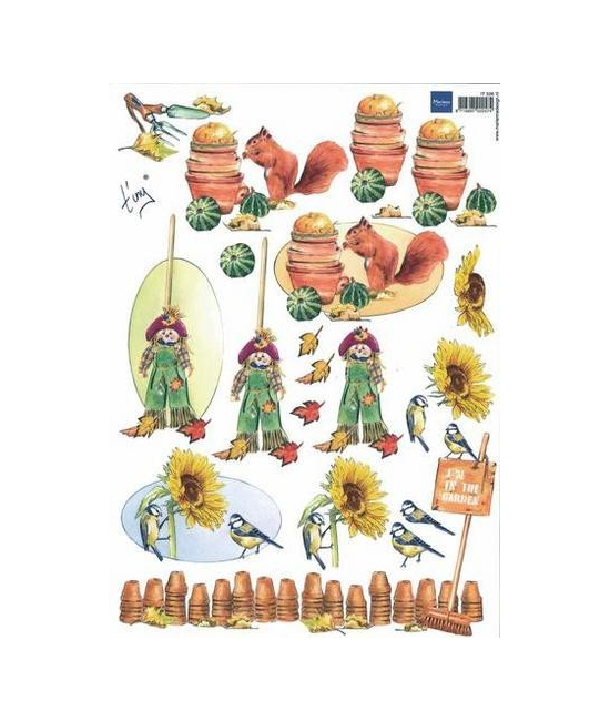 papier à découper automne scrapbooking