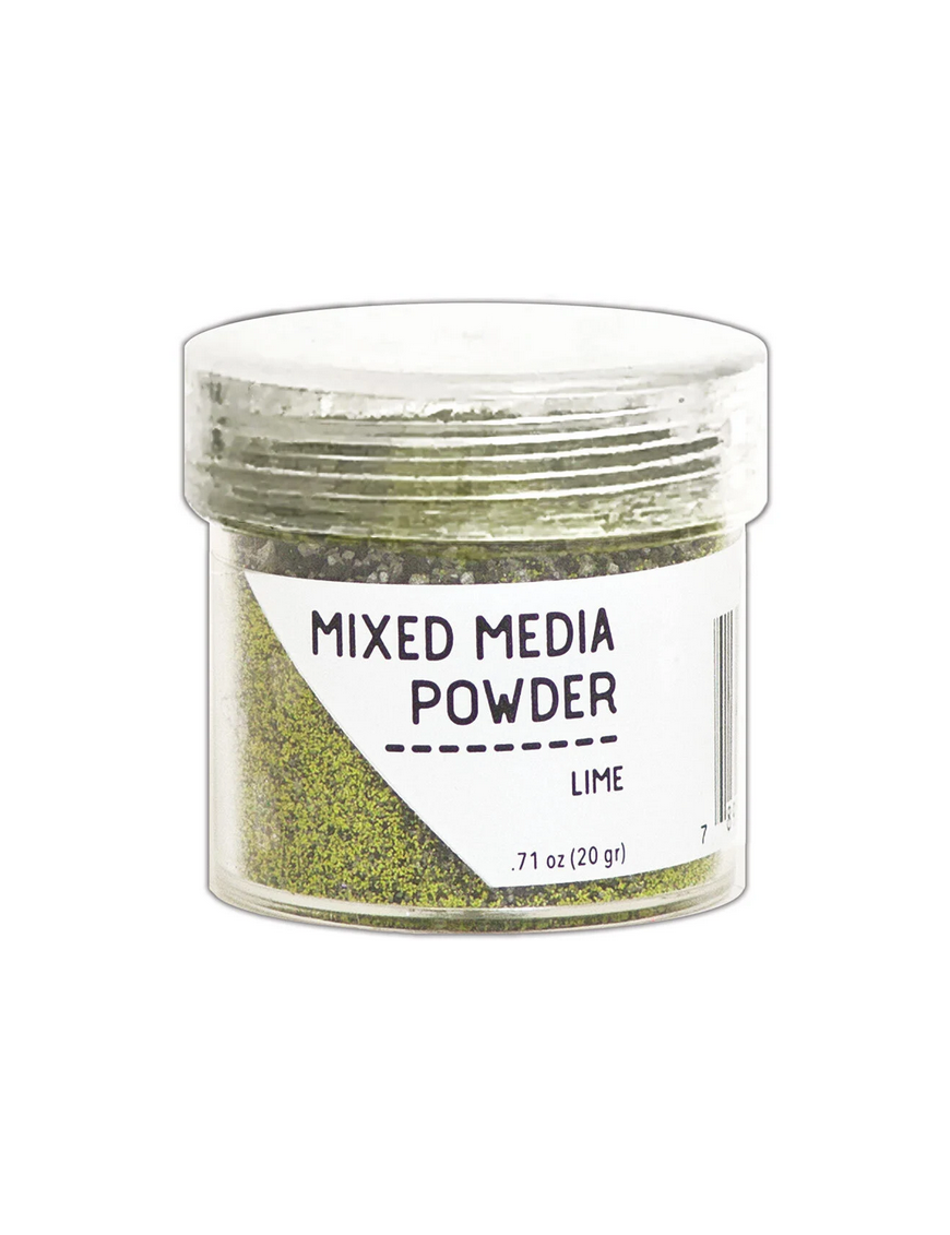 Poudre à embosser mixed media lime 34g - RANGER