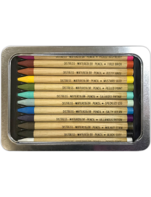 Set n°1 de 12 crayons aquarelle Distress - RANGER