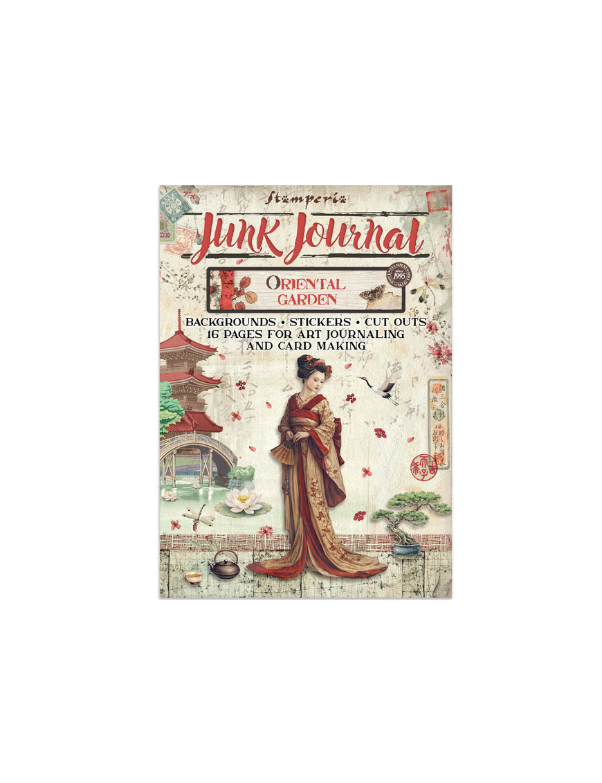 Bloc Junk journal collection Oriental garden - STAMPERIA