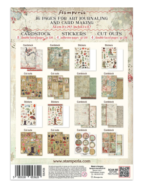 Bloc Junk journal collection Oriental garden - STAMPERIA