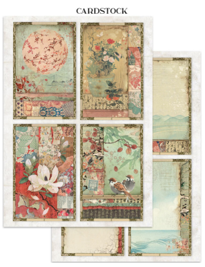 Bloc Junk journal collection Oriental garden - STAMPERIA