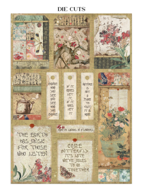 Bloc Junk journal collection Oriental garden - STAMPERIA