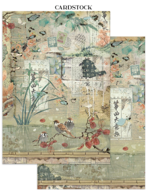 Bloc Junk journal collection Oriental garden - STAMPERIA