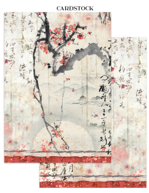 Bloc Junk journal collection Oriental garden - STAMPERIA