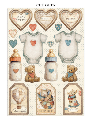 Bloc Junk journal collection Baby - STAMPERIA