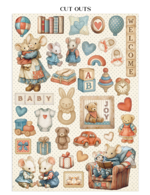 Bloc Junk journal collection Baby - STAMPERIA