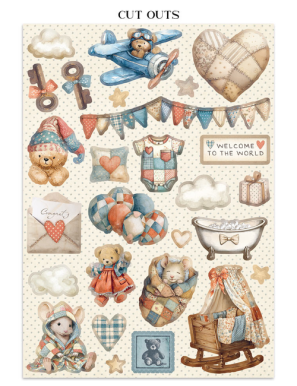 Bloc Junk journal collection Baby - STAMPERIA