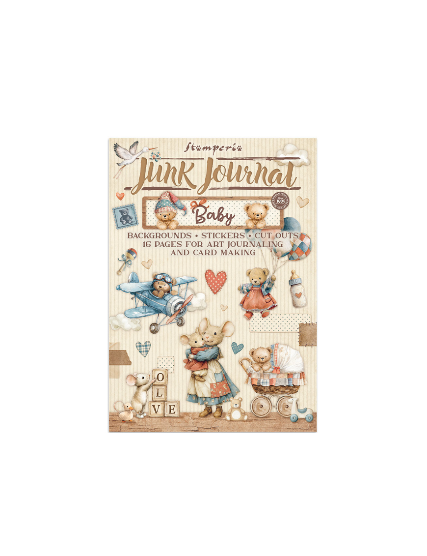 Bloc Junk journal collection Baby - STAMPERIA