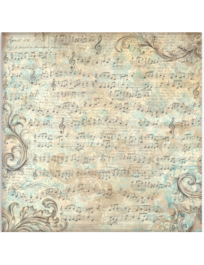 Pochette de 22 feuilles recto Stamperia Symphony