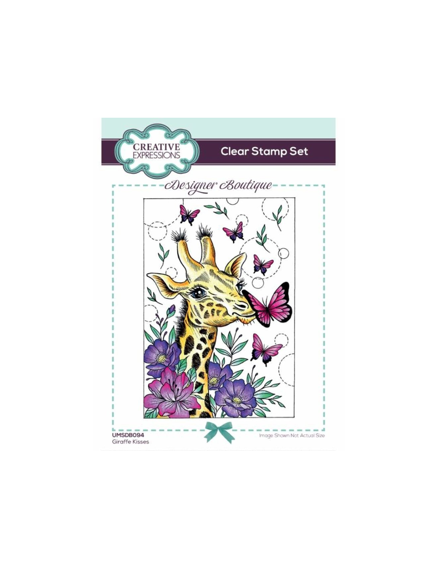 Tampons transparents Giraffe kisses CREATIVE EXPRESSION