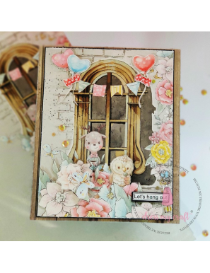 Bloc de 24 feuilles recto Kidland Dress my craft