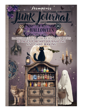 Bloc Junk journal collection Halloween - STAMPERIA