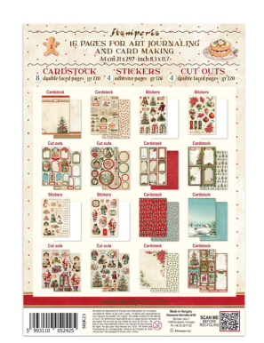 Bloc Junk journal collection Classic Christmas - STAMPERIA