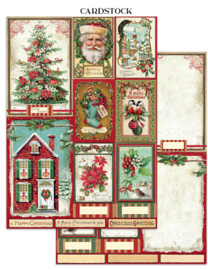 Bloc Junk journal collection Classic Christmas - STAMPERIA